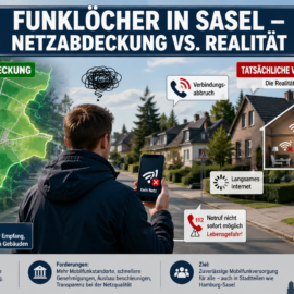 Funklöcher in Hamburg-Sasel: Zwischen Netzversprechen und Realität